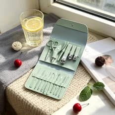 Nail Clippers Set, 16pcs Manicure & Pedicure Tools--thumbnail-2