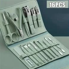Nail Clippers Set, 16pcs Manicure & Pedicure Tools