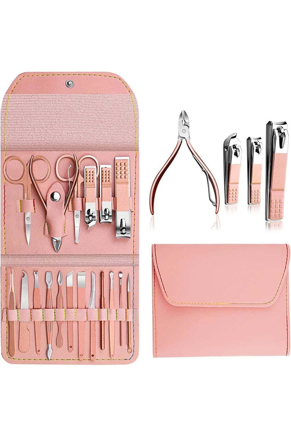 Nail Clippers Set, 16pcs Manicure & Pedicure Tools 4