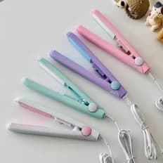 Mini Make Time Ceramic Portable Hair Straightener & Curling Irons--thumbnail-4