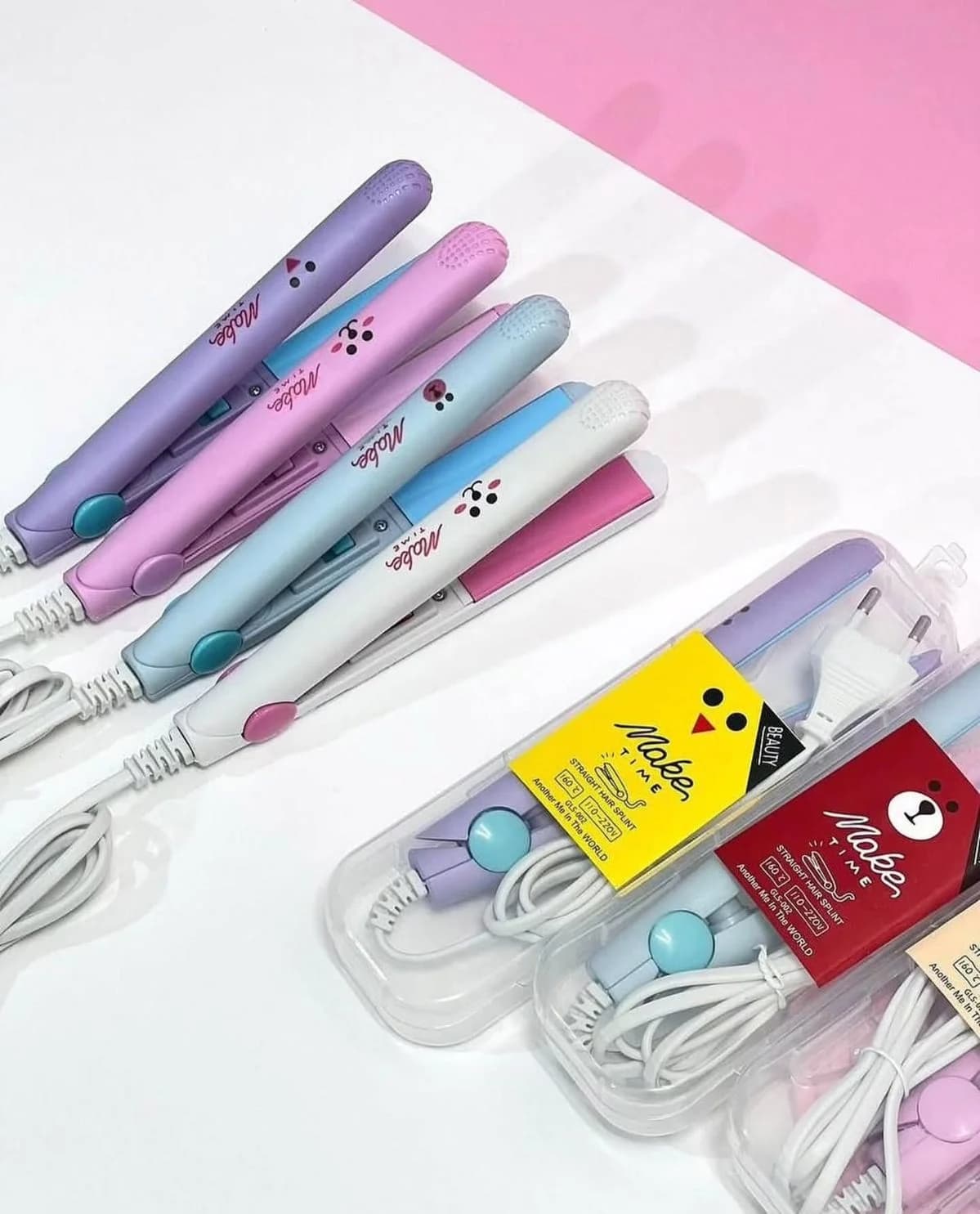 Mini Hair Straightener + V&G 220°C Heat Protection Mist 6