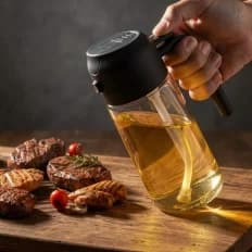 2-in-1 Oil Sprayer & Dispenser Bottle--thumbnail-0