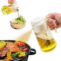 2-in-1 Oil Sprayer & Dispenser Bottle--thumbnail-3