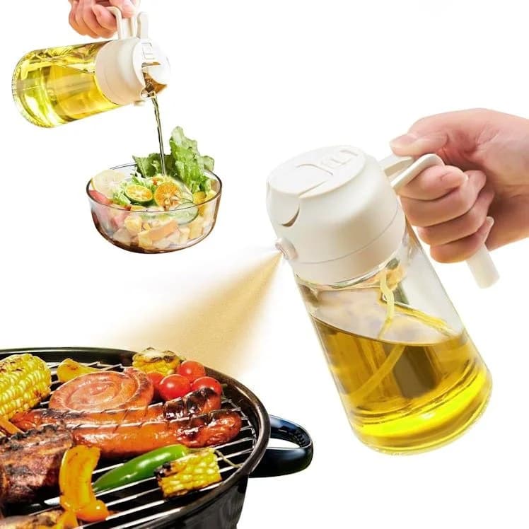 2-in-1 Oil Sprayer & Dispenser Bottle 1